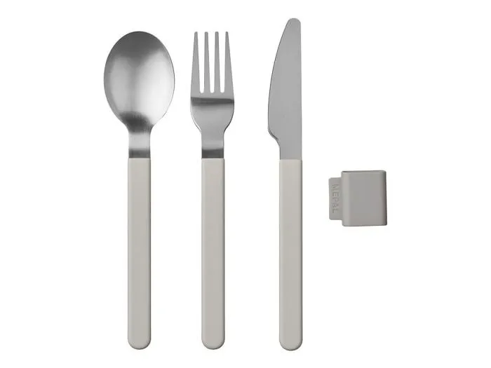 Mepal Silueta Nordic White set di posate - 3 pezzi