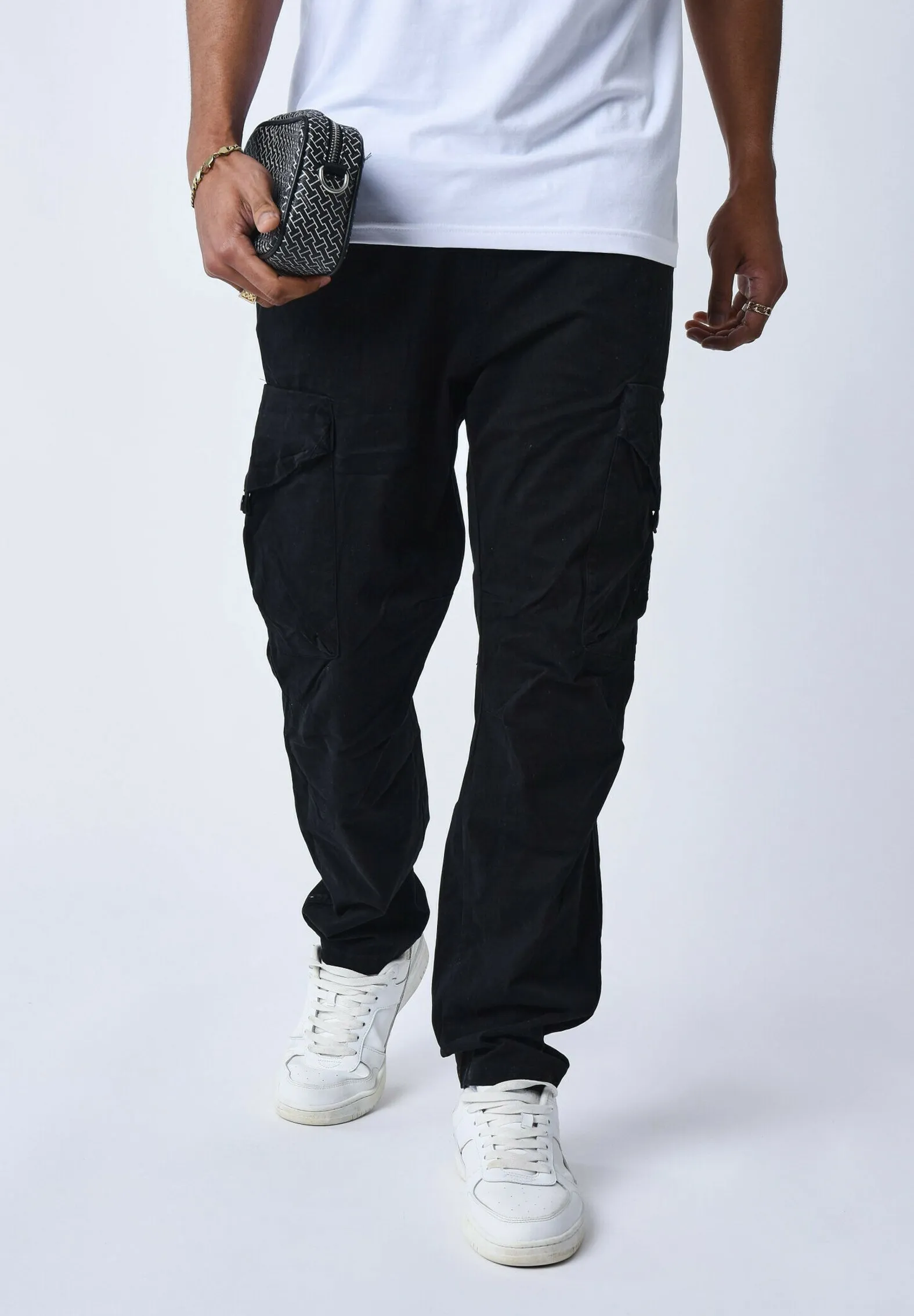 MULTI POCHES - Pantaloni cargo