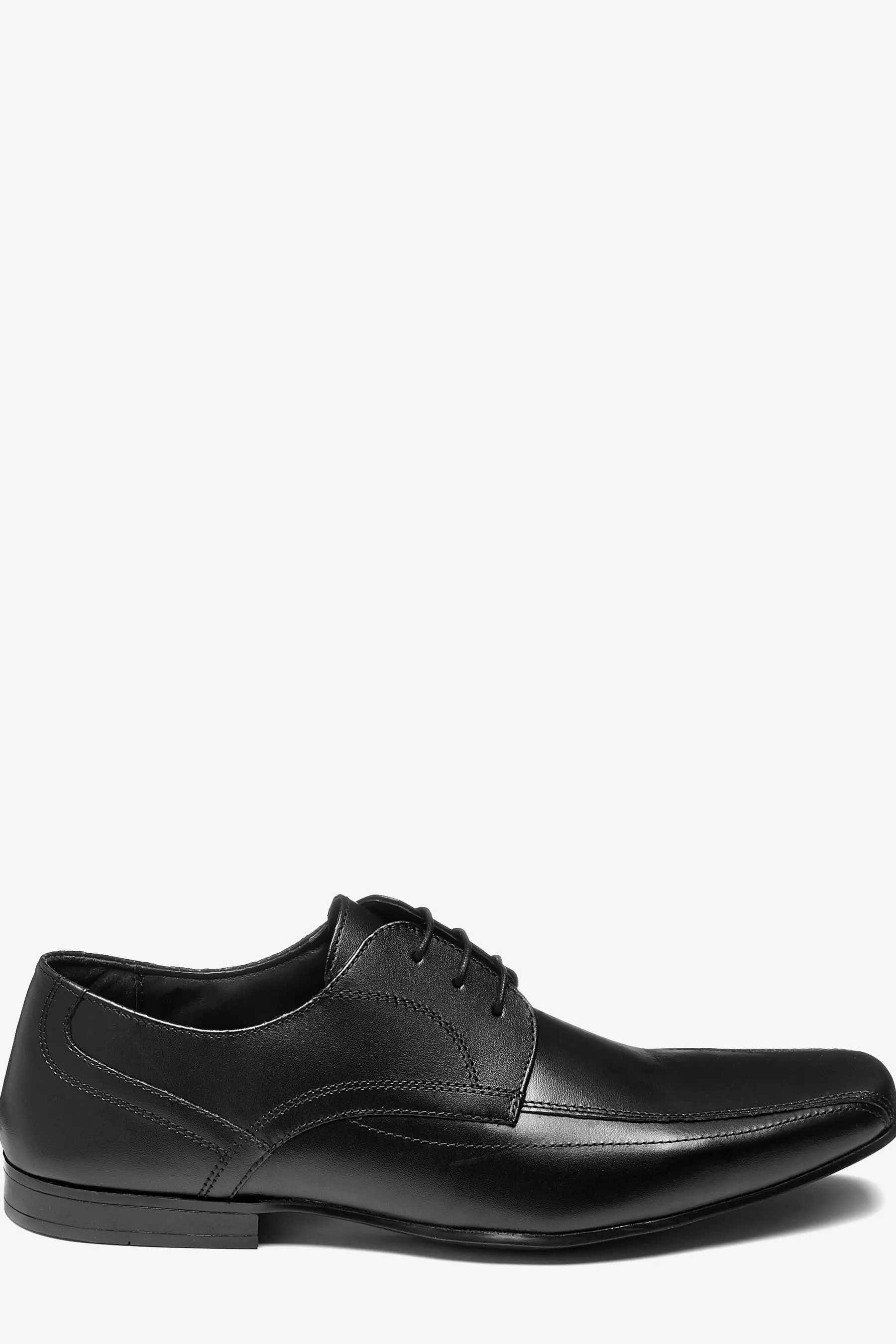 Nero  - Scarpe stringate in pelle a pannelli