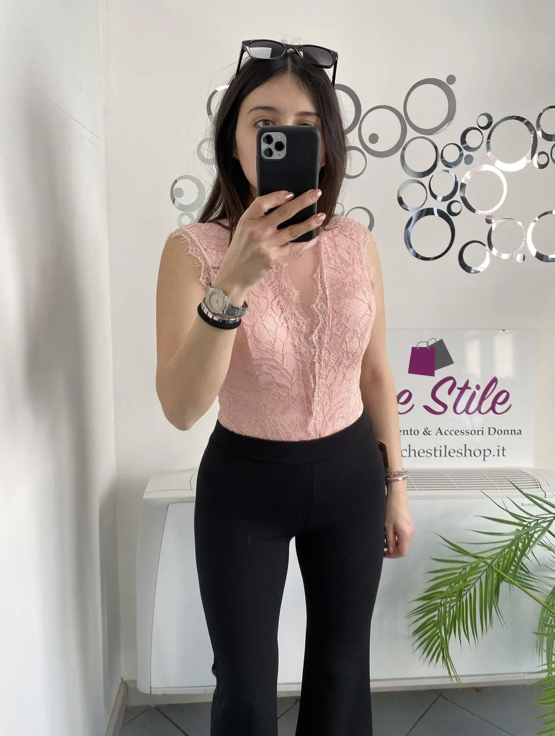 NEW Body in pizzo scollo sulla schiena