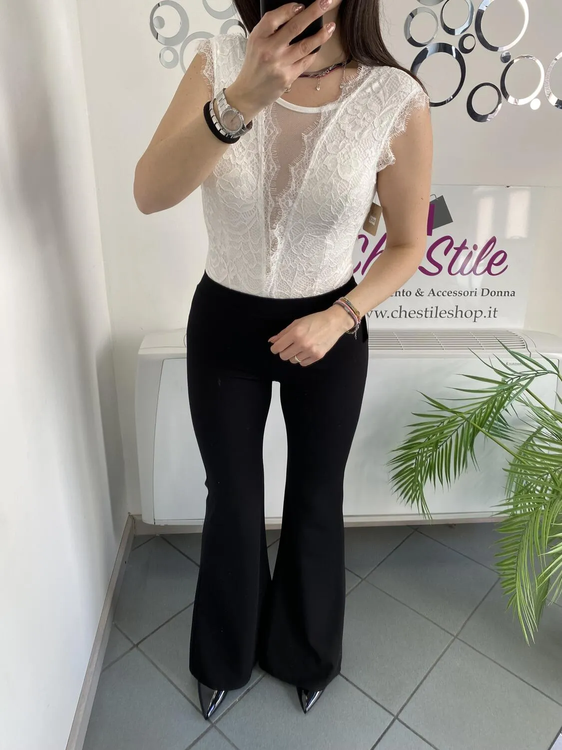 NEW Body in pizzo scollo sulla schiena