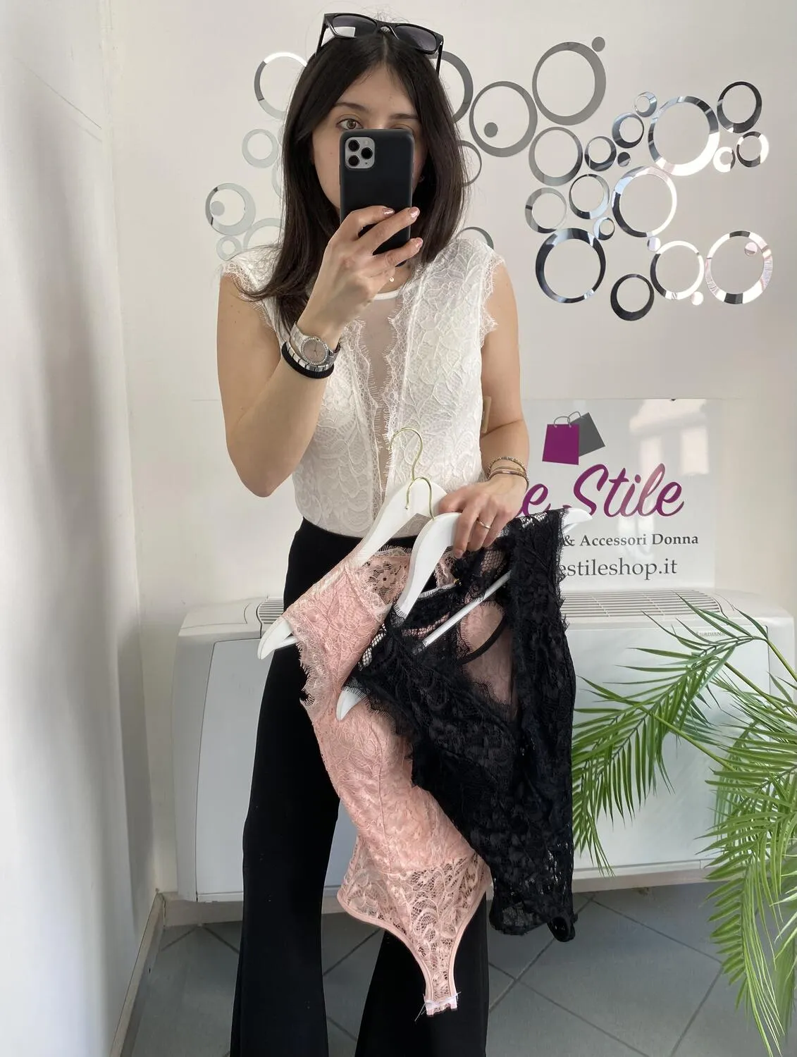 NEW Body in pizzo scollo sulla schiena