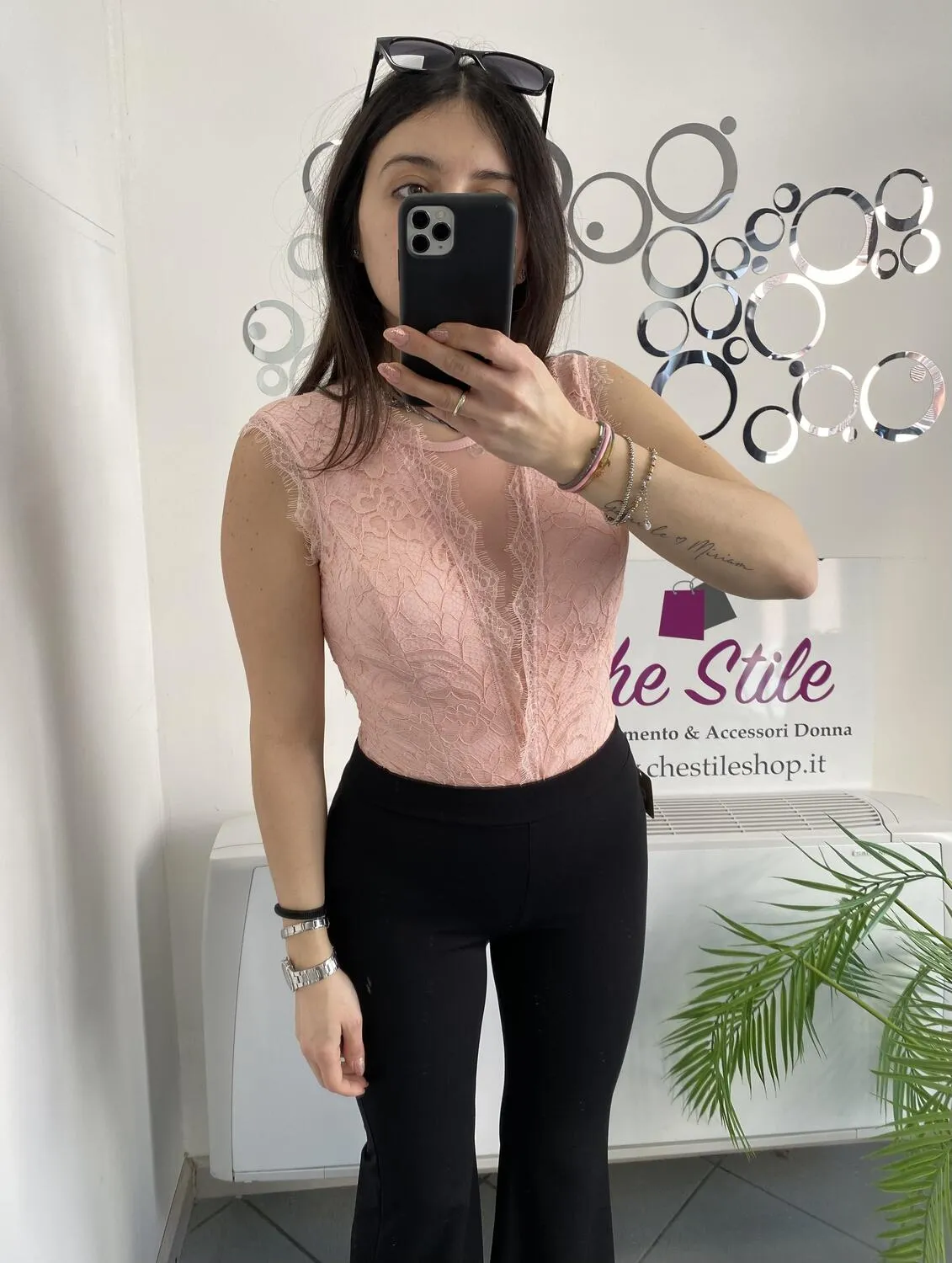 NEW Body in pizzo scollo sulla schiena