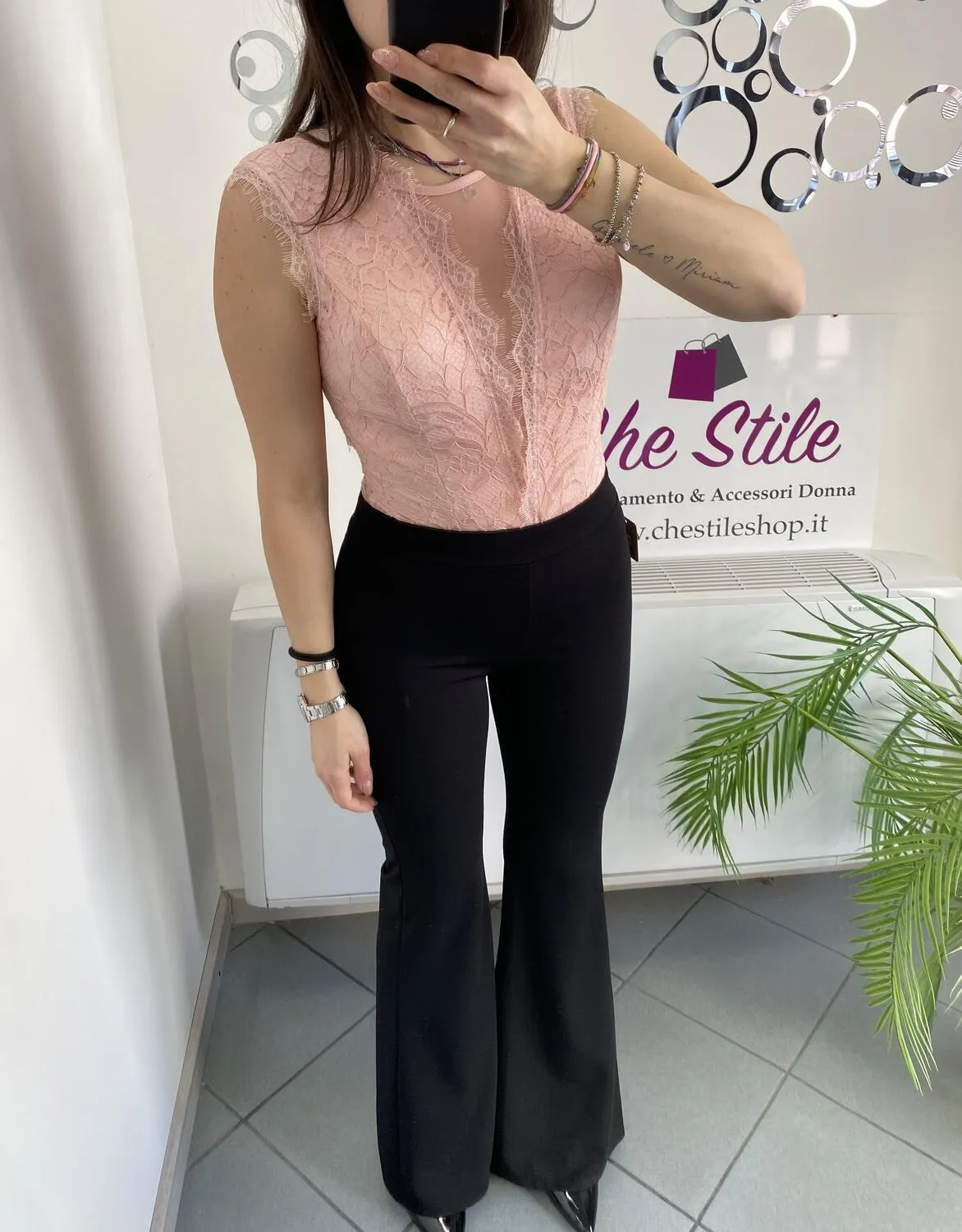 NEW Body in pizzo scollo sulla schiena