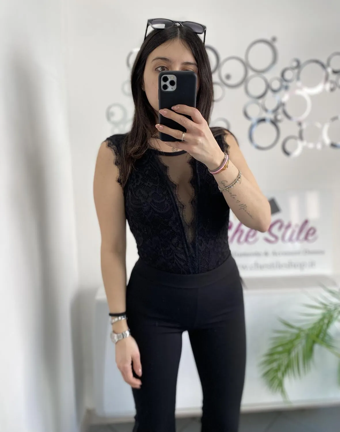NEW Body in pizzo scollo sulla schiena