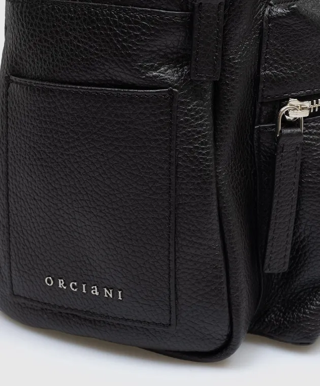Orciani Zaino in pelle nera P00711MICNER