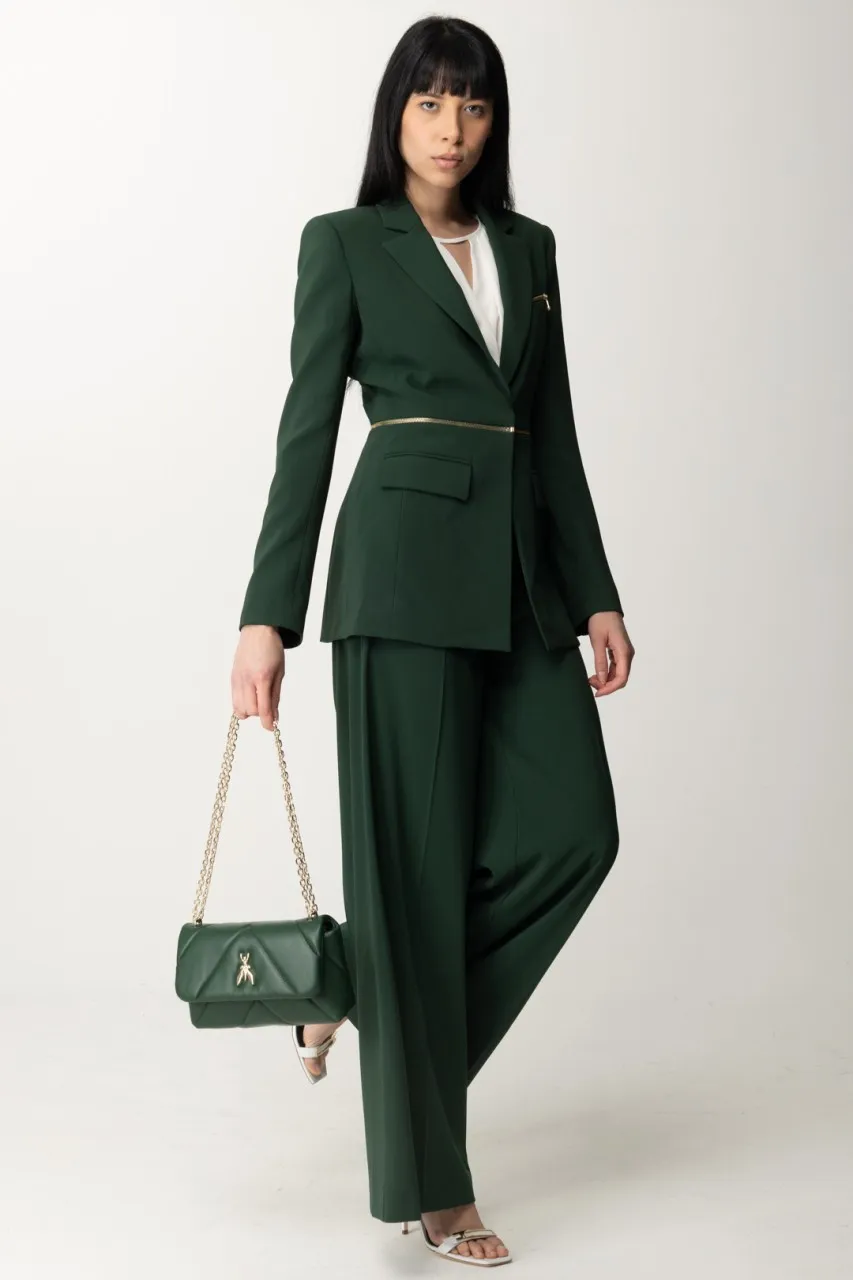Pantalone a Palazzo con maxi gamba Tuscany Green