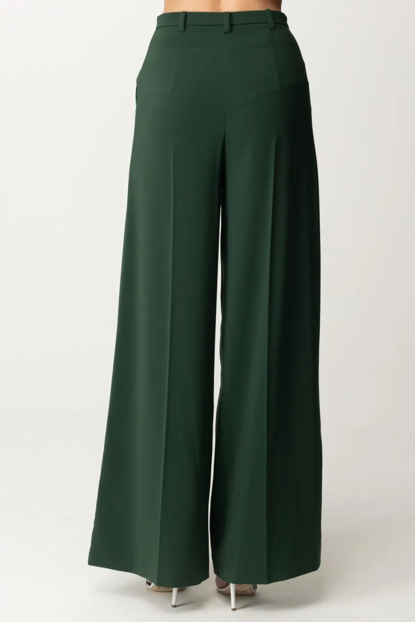 Pantalone a Palazzo con maxi gamba Tuscany Green