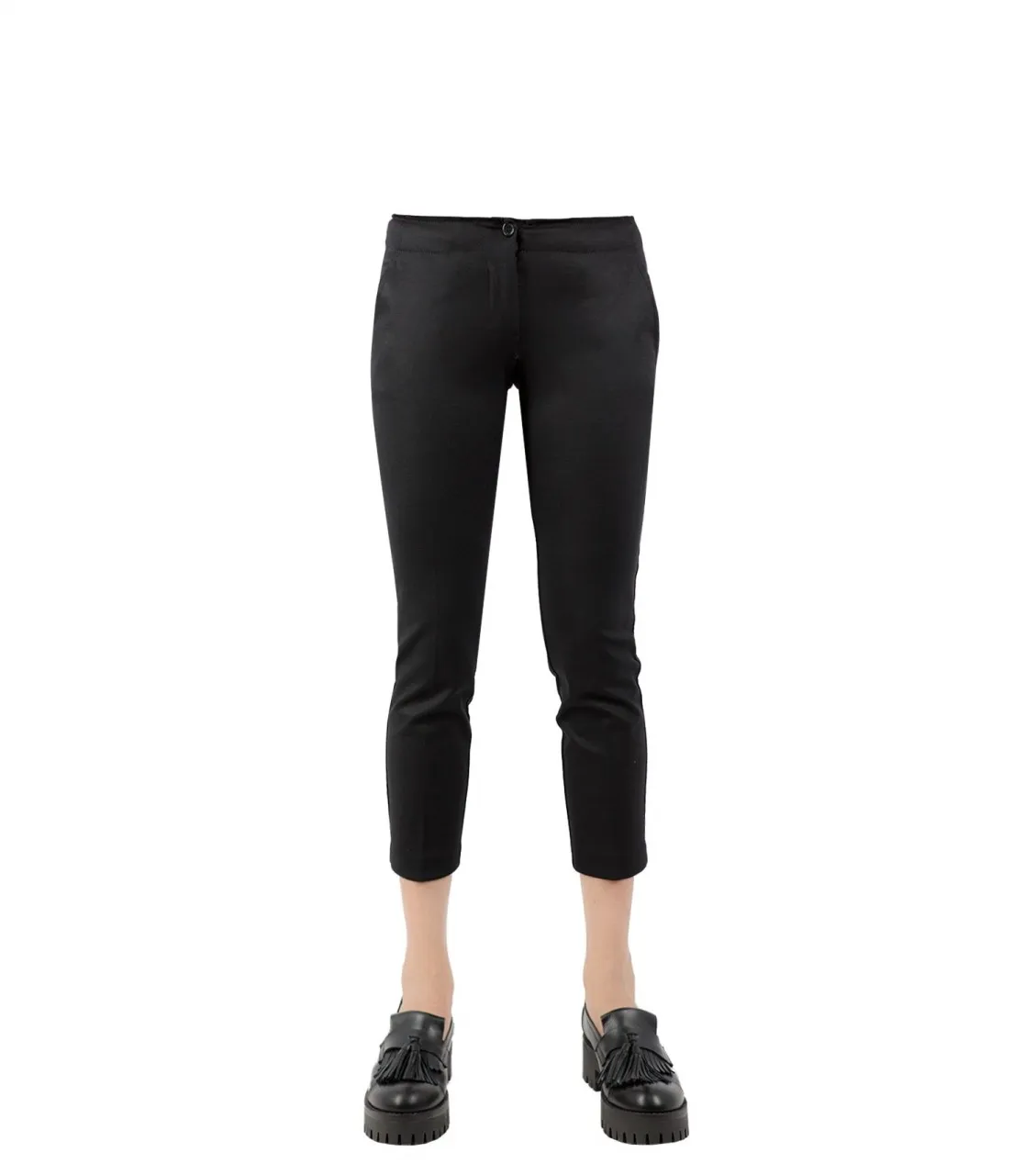 Pantalone capri Nero
