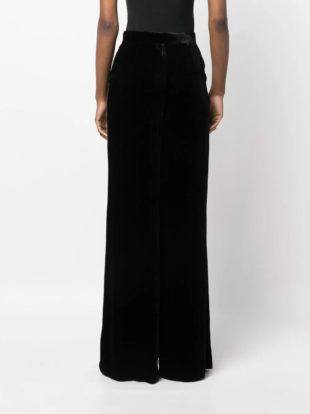 Pantaloni a palazzo in nero - donna