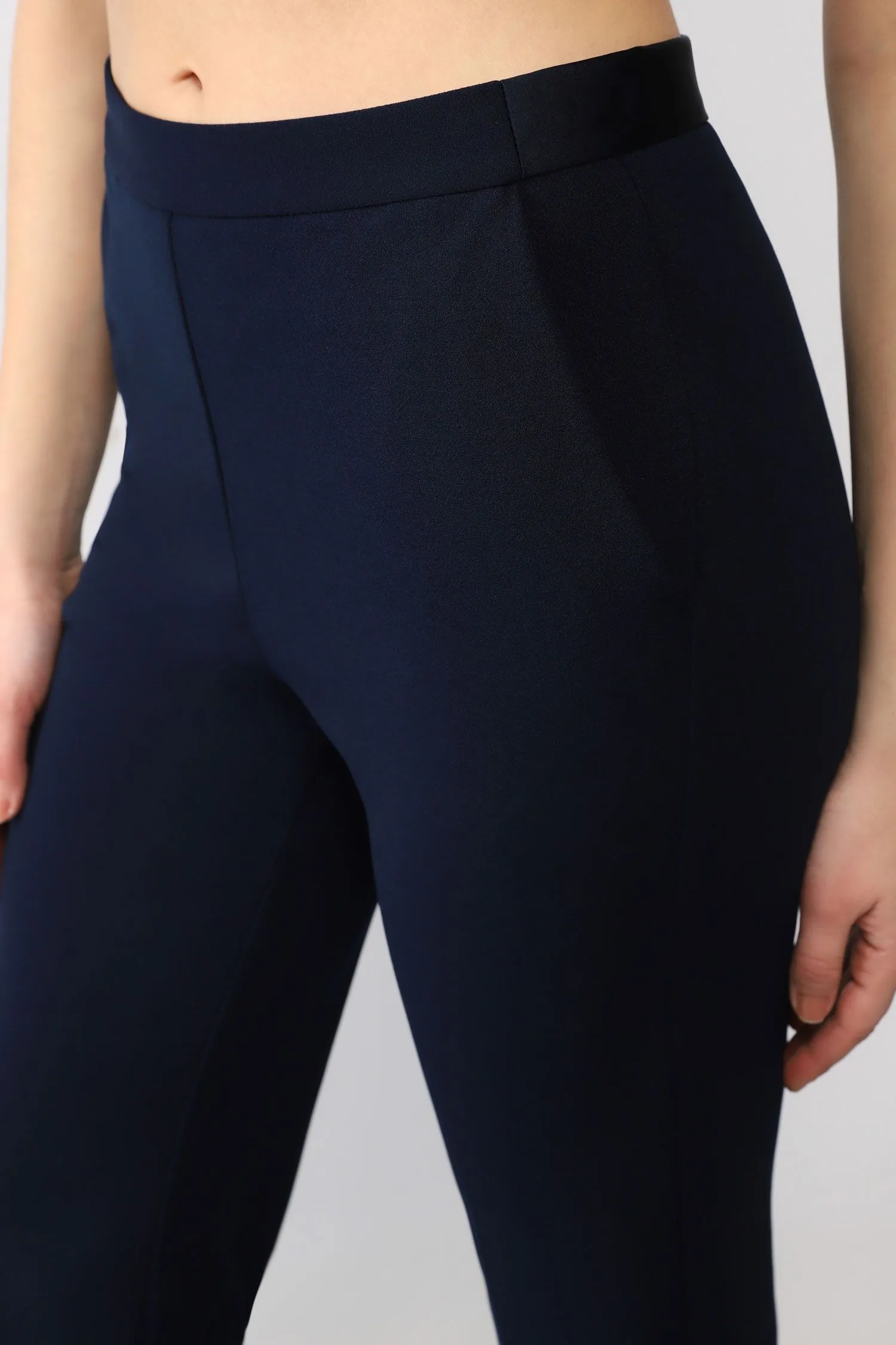 PANTALONI A PALAZZO MONOCOLOUR CON PIEGA STIRATA IMPERIAL