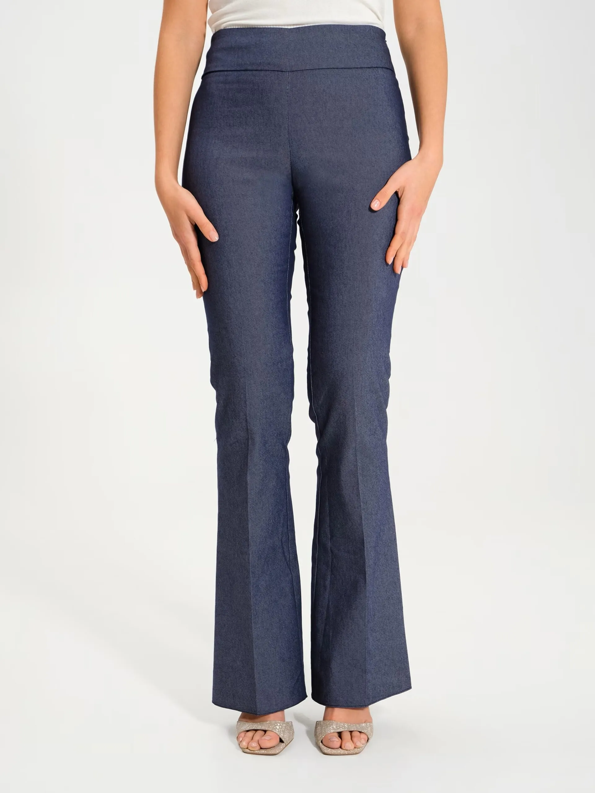 Pantaloni a palazzo Rinascimento  Blue Denim