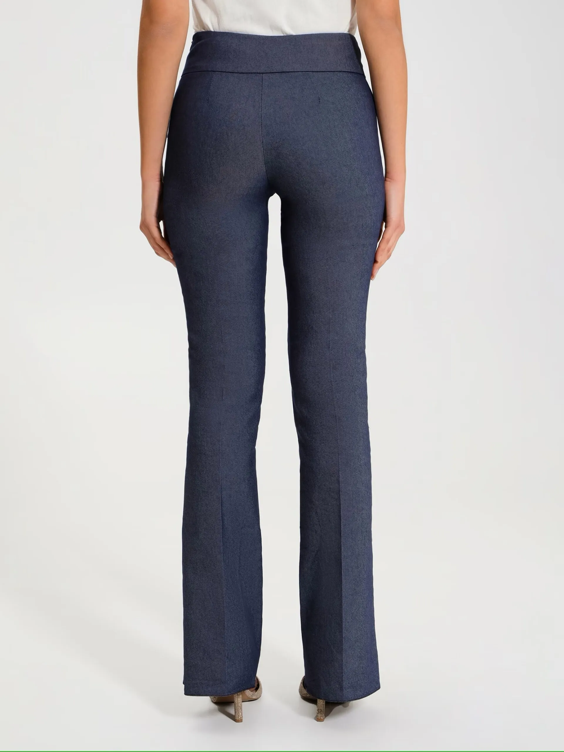 Pantaloni a palazzo Rinascimento  Blue Denim