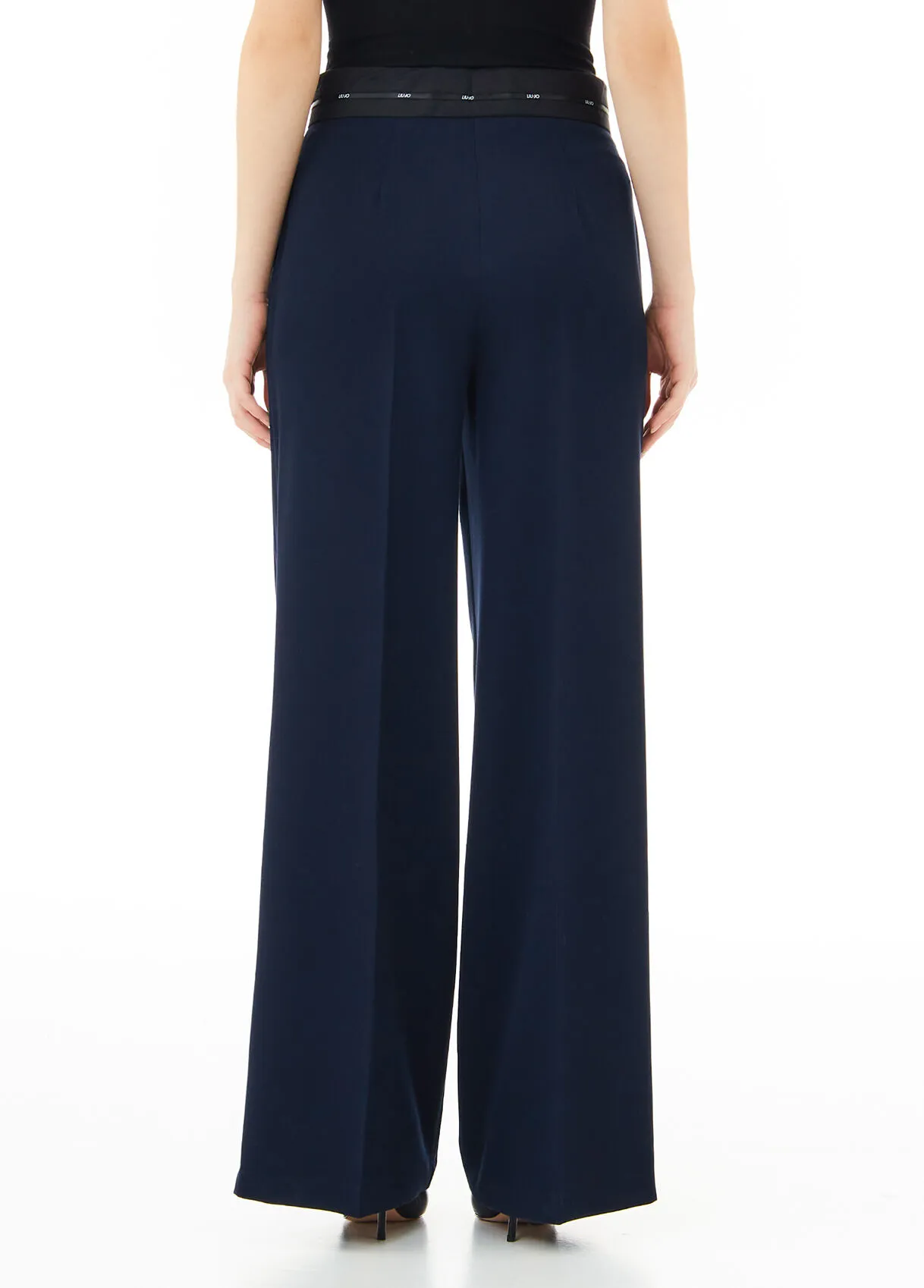 Pantaloni a palazzo stretch
