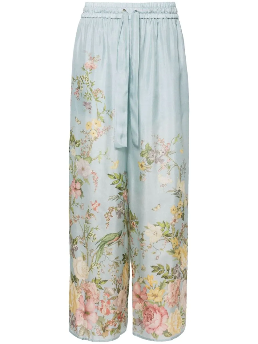 Pantaloni a palazzo Waverly in azzurro Zimmermann - donna