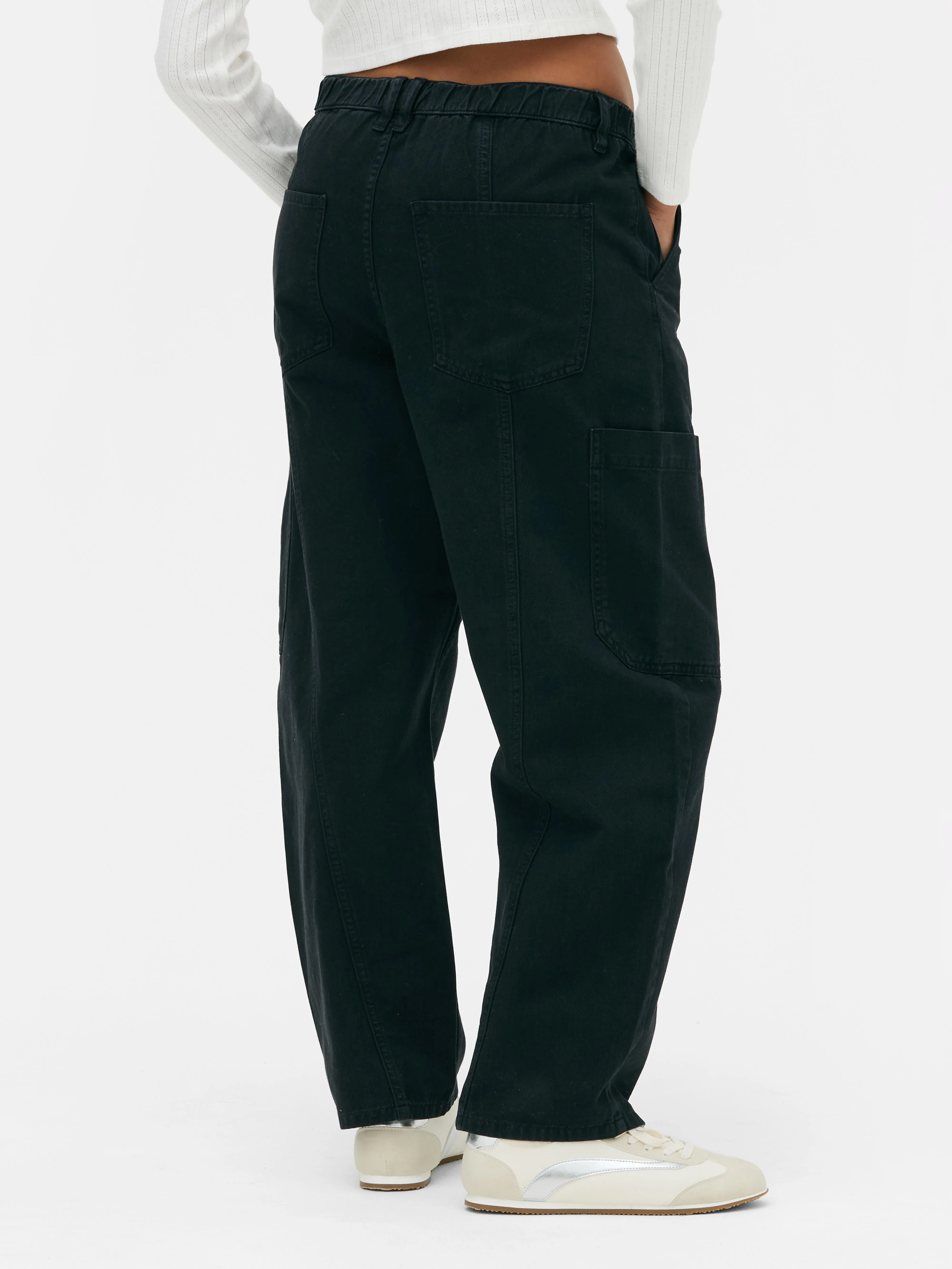 Pantaloni cargo a palloncino