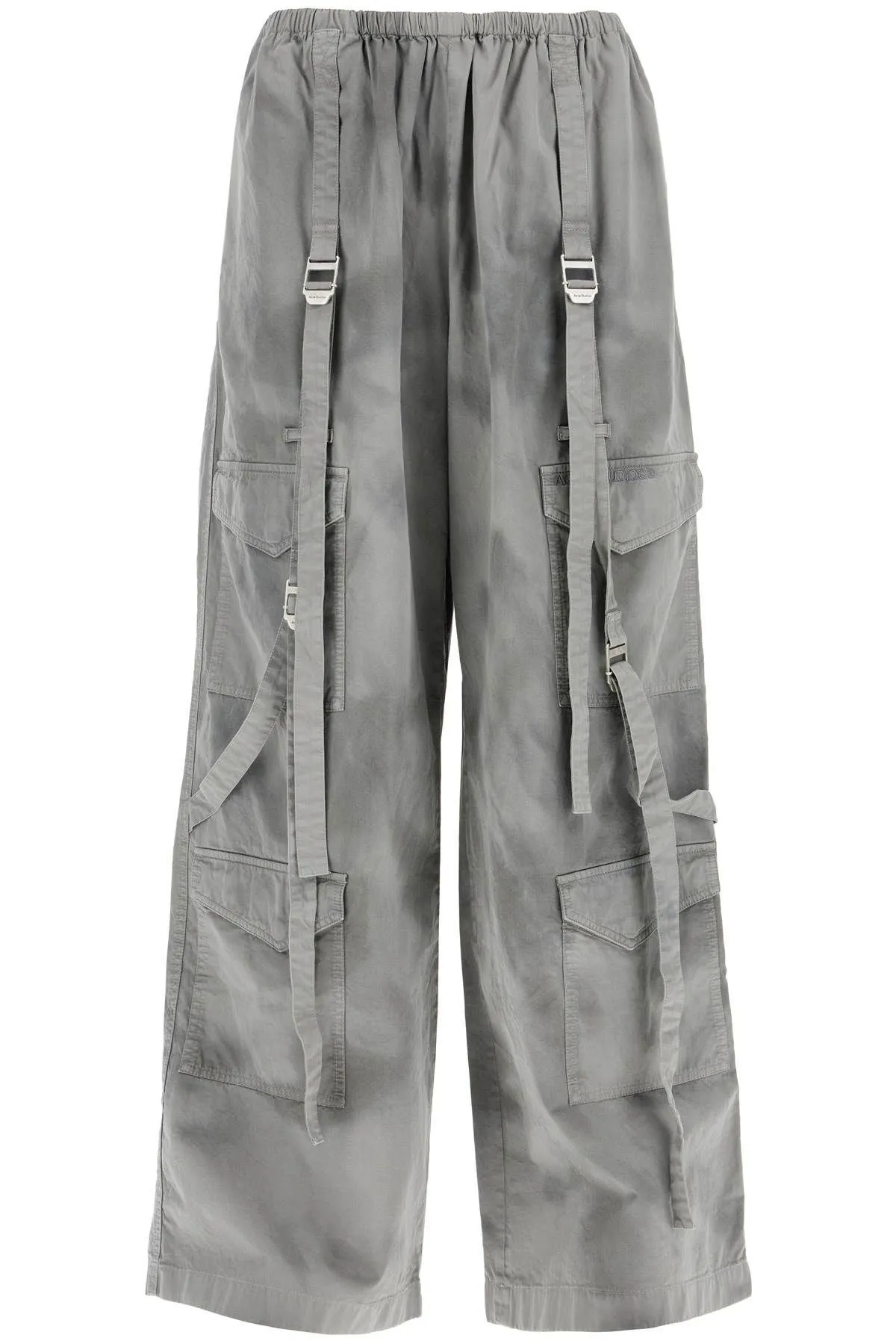 Pantaloni cargo effetto dyed