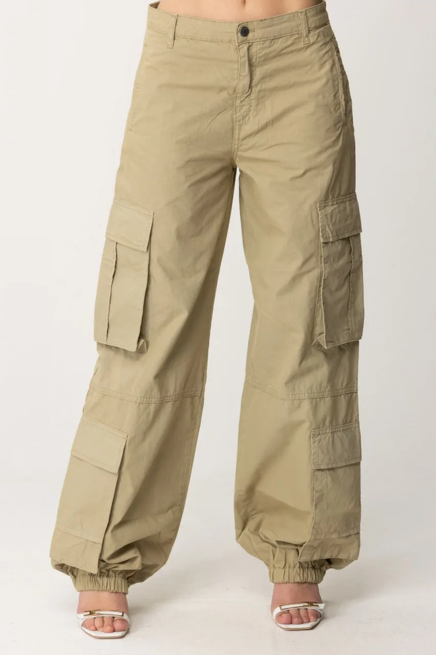 Pantaloni cargo in tela Pop SAFARI