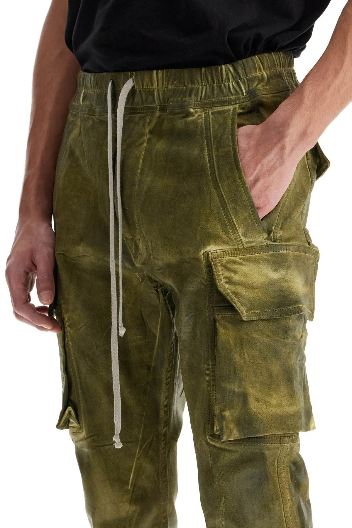 Pantaloni cargo Mastodon in denim stretch