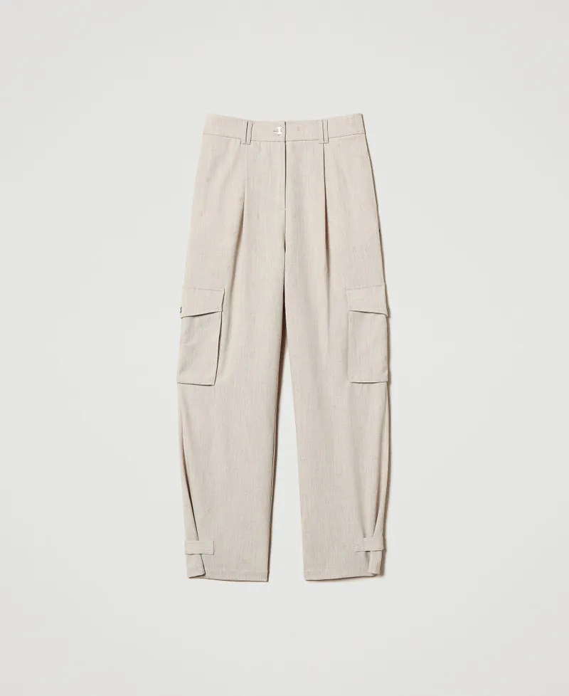 Pantaloni cargo MYFO con ricamo