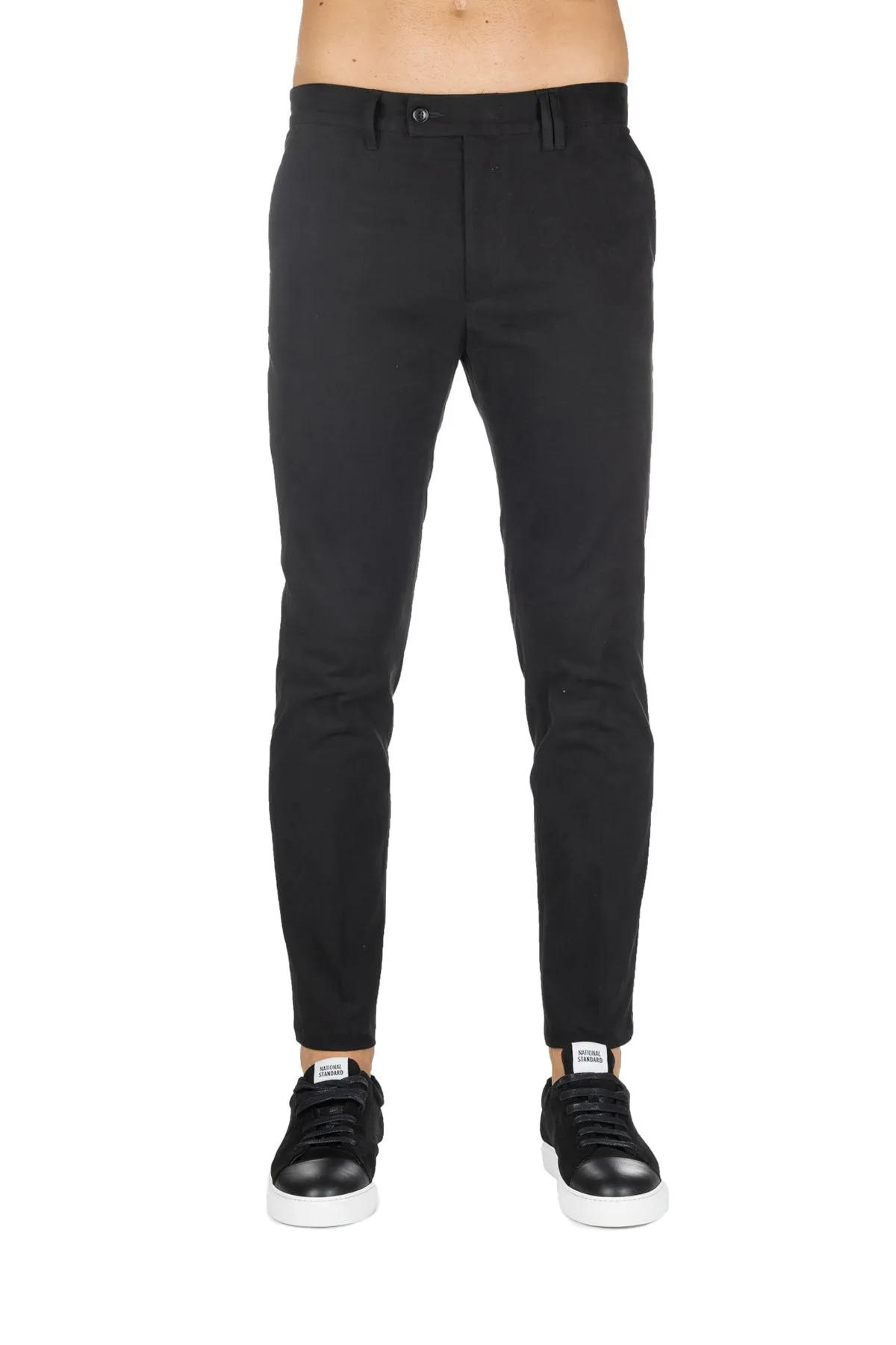 PANTALONI NERO IN COTONE