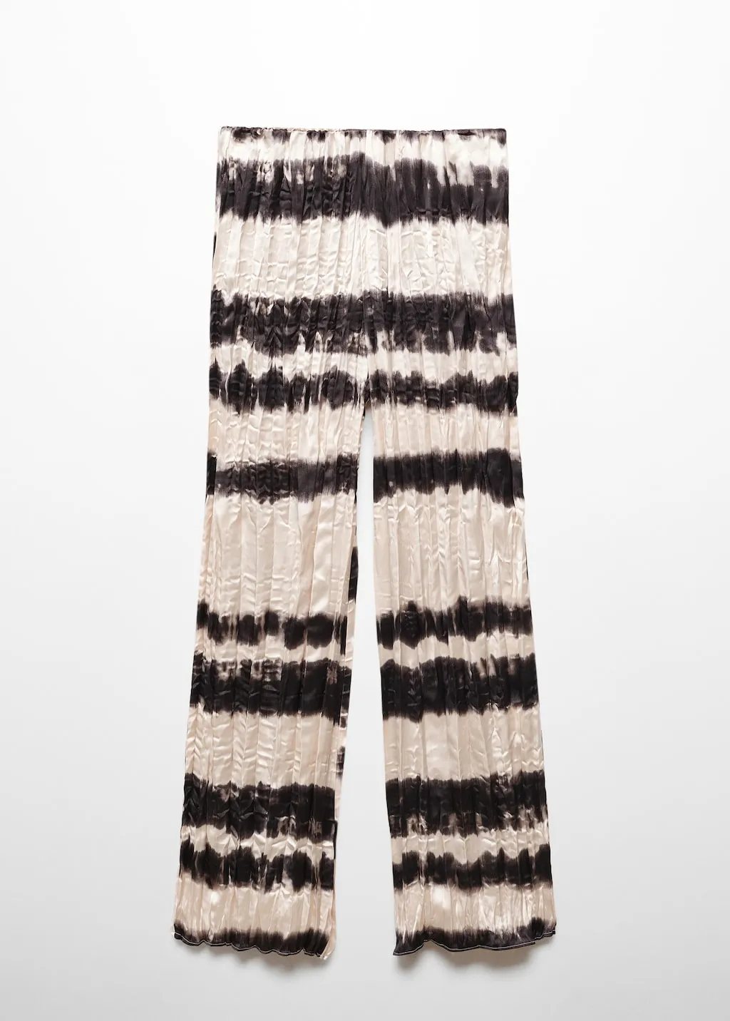 Pantaloni plissettati tie-dye