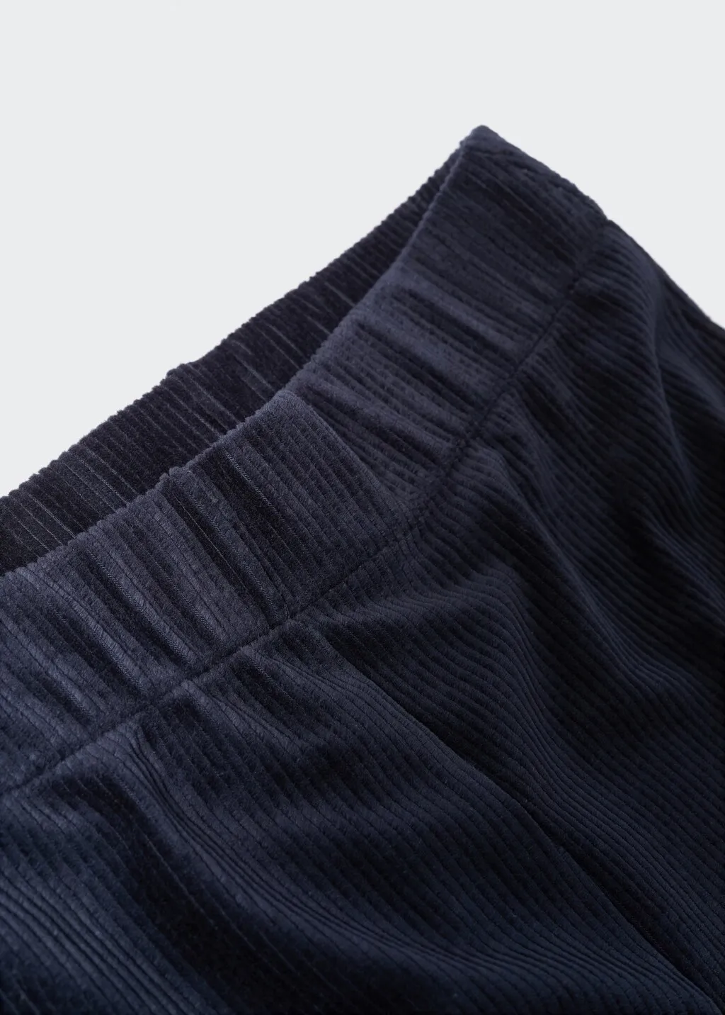 Pantaloni velluto a coste vita elasticizzata