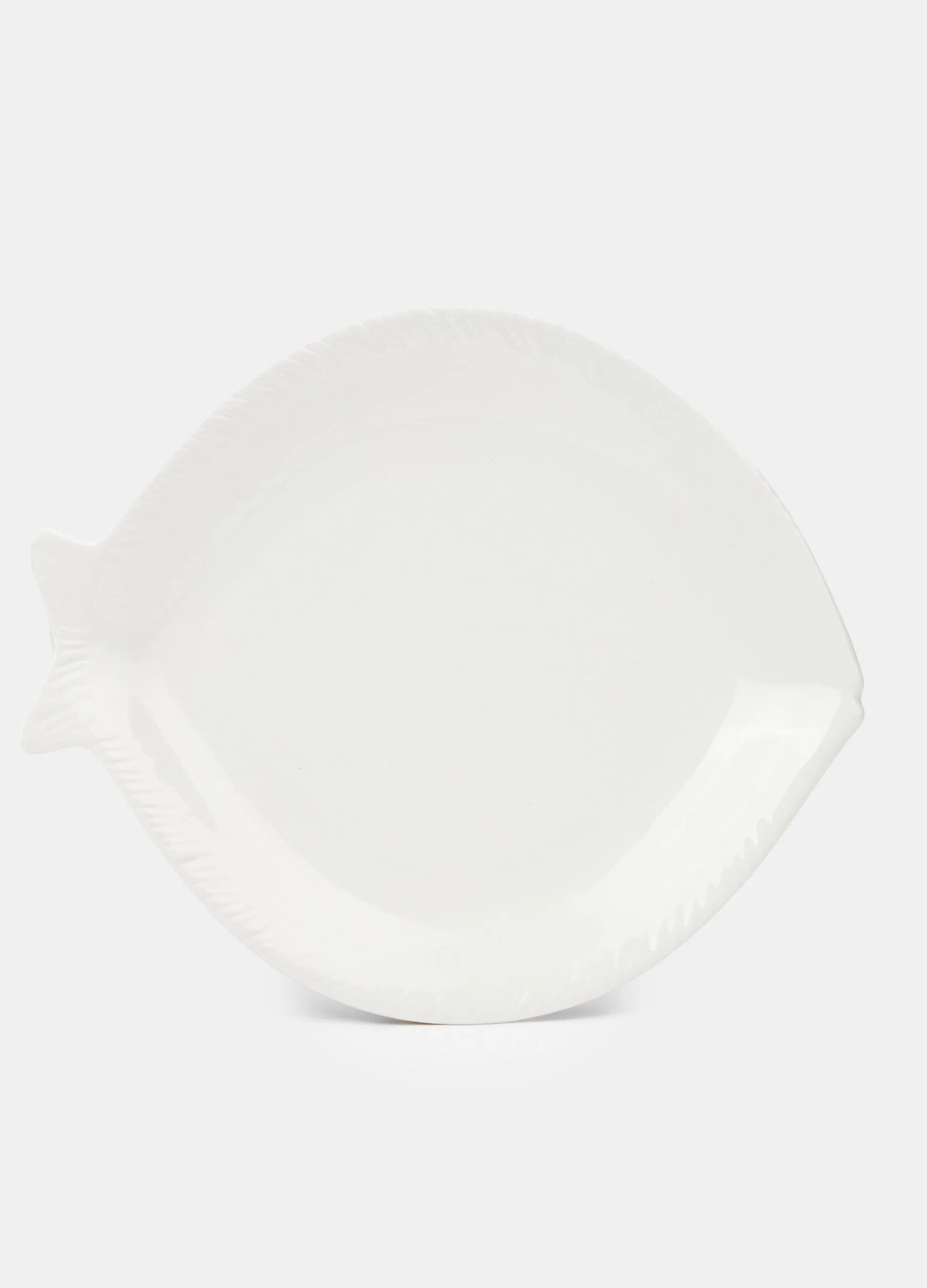 Piatto pesce in ceramica smaltata