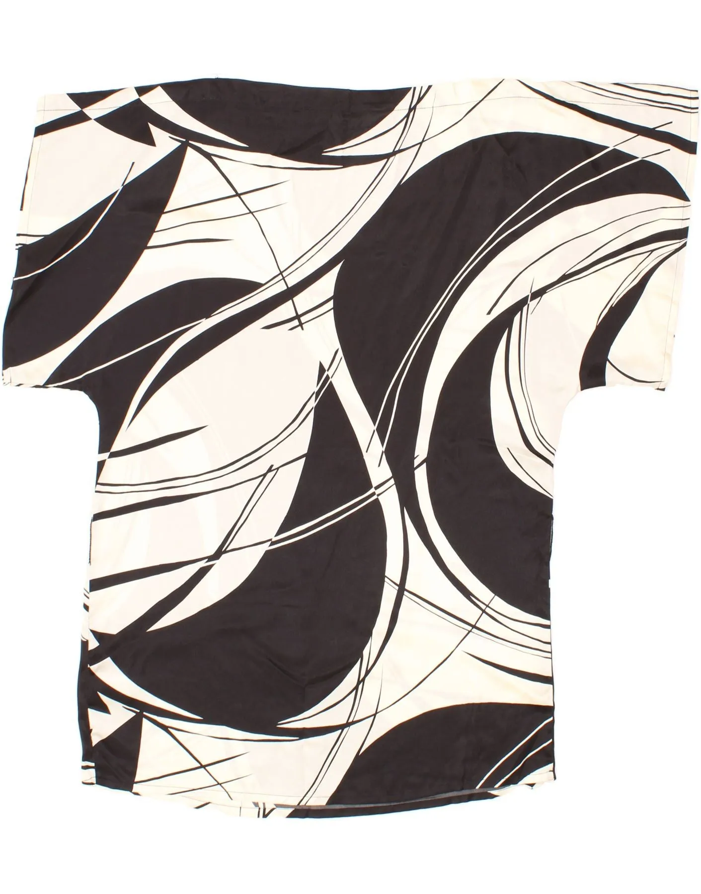 PRINCIPLES Womens Blouse Top UK 14 Medium White Colourblock Silk