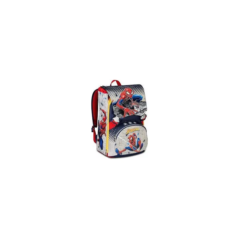 PROMO SCUOLA ZAINO ESTENSIBILE SPIDER MAN WEBBED WONDER MARVEL 27X41X22CM ZAINO LIBRI UOMO RAGNO SEVEN ITALY