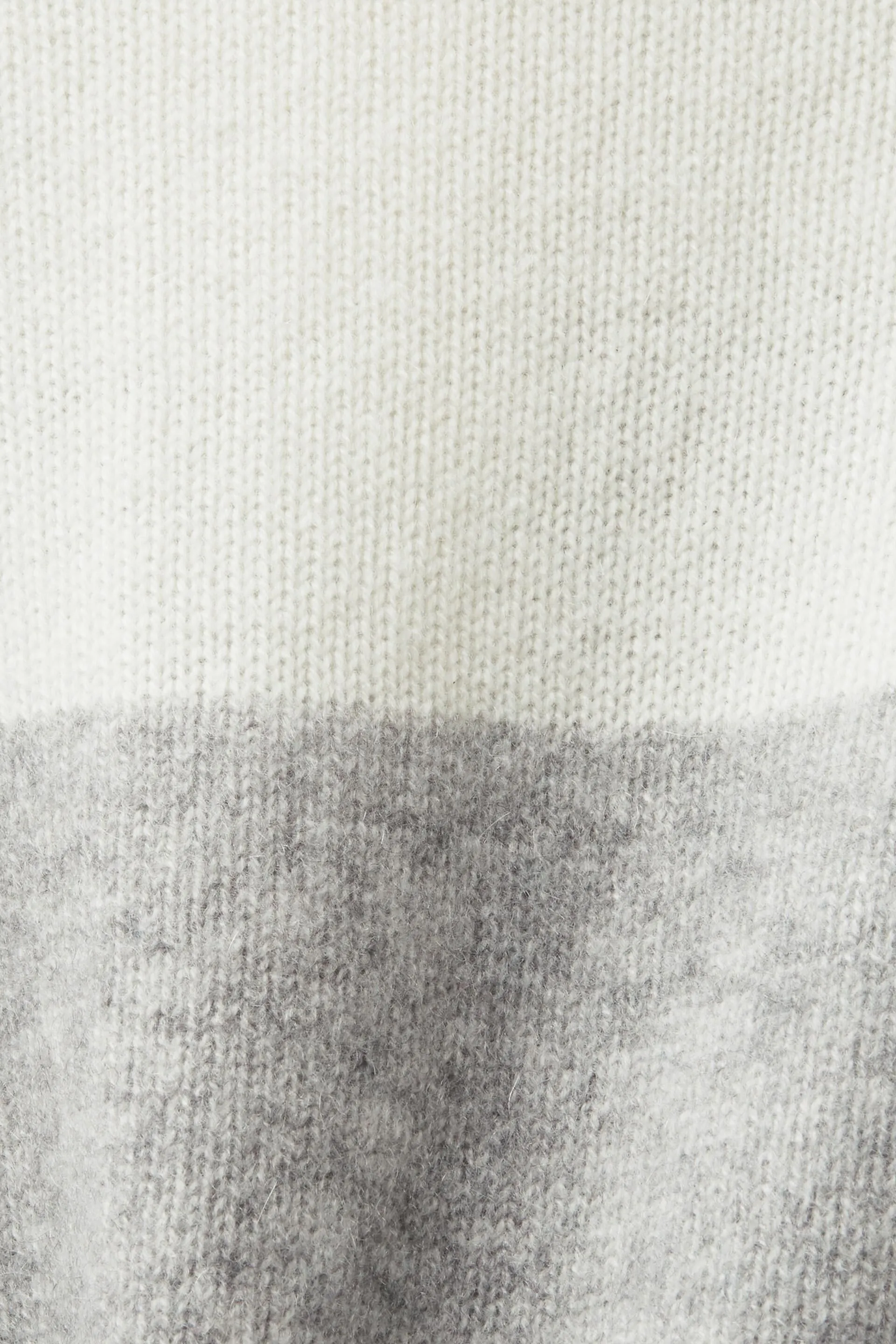 Pullover in cachemire stile polo a righe rugby