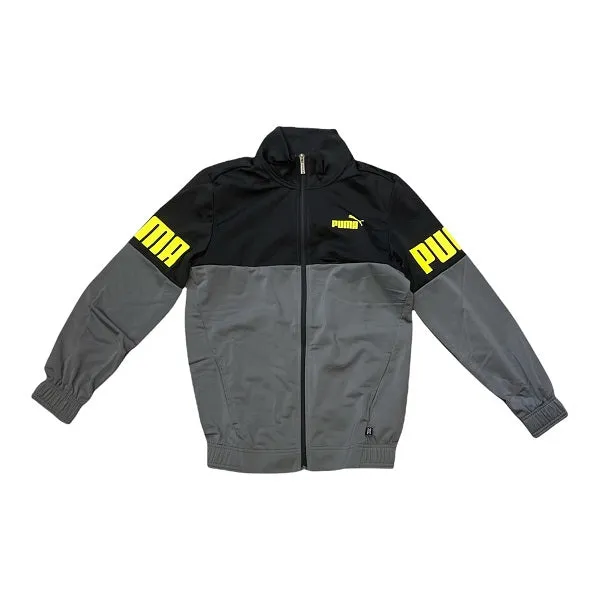 Puma Power Colorblock Tracksuit 848108 51 black-lemon