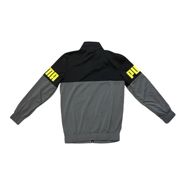Puma Power Colorblock Tracksuit 848108 51 black-lemon