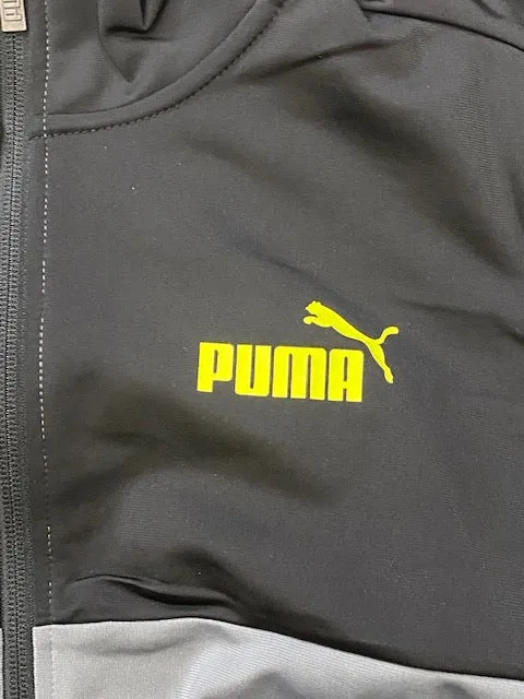 Puma Power Colorblock Tracksuit 848108 51 black-lemon