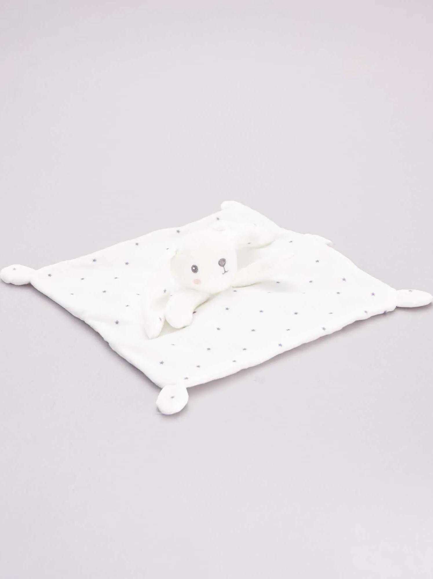 Pupazzetto fazzoletto di velluto - BIANCO