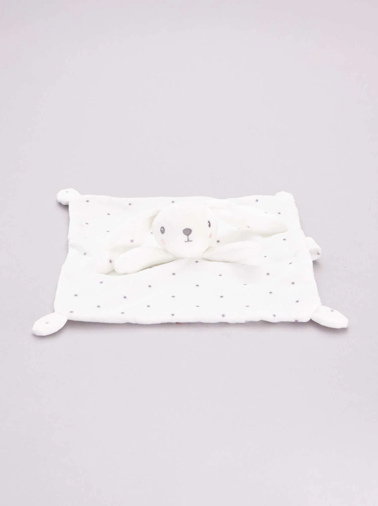 Pupazzetto fazzoletto di velluto - BIANCO