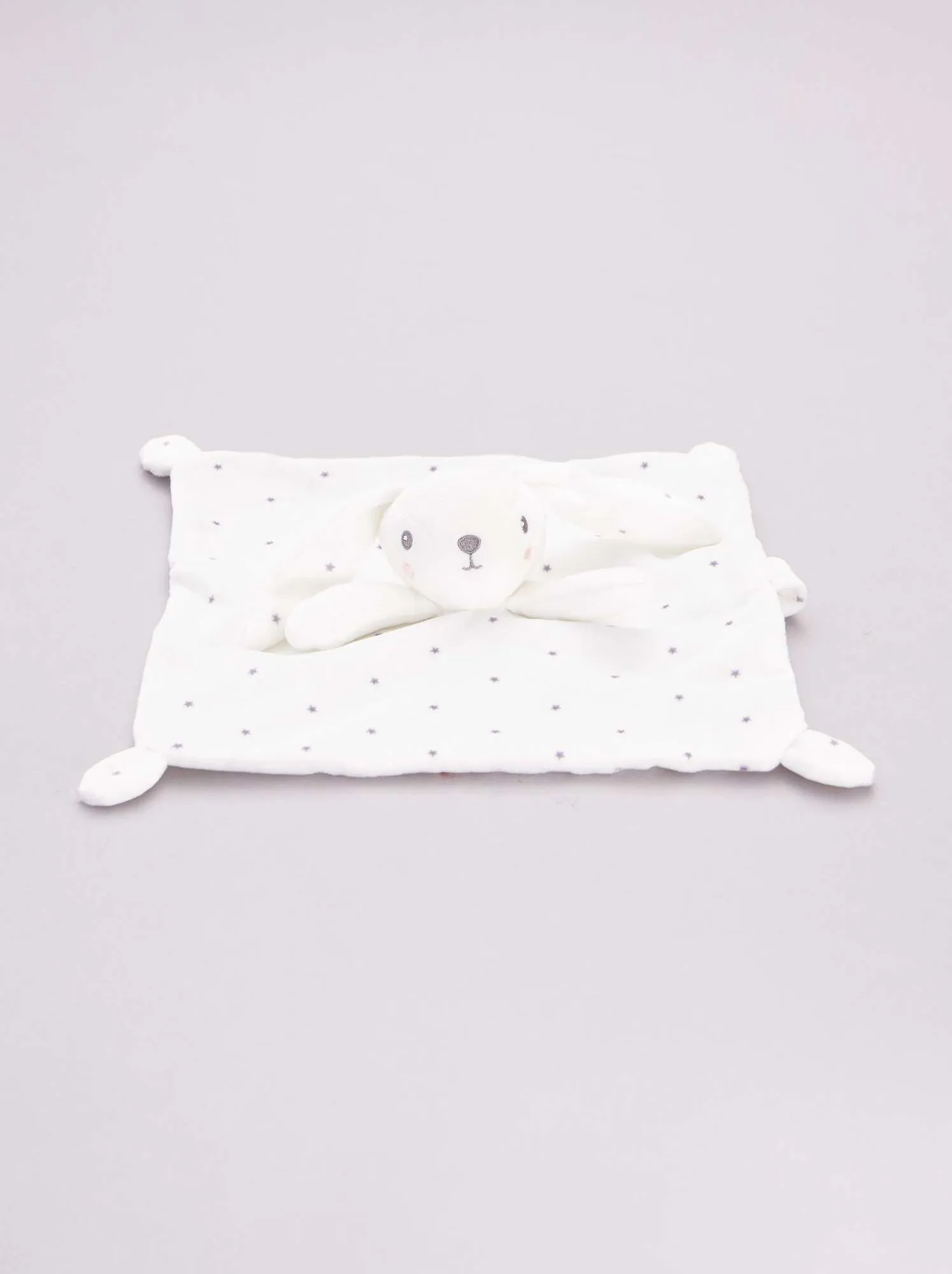 Pupazzetto fazzoletto di velluto - BIANCO