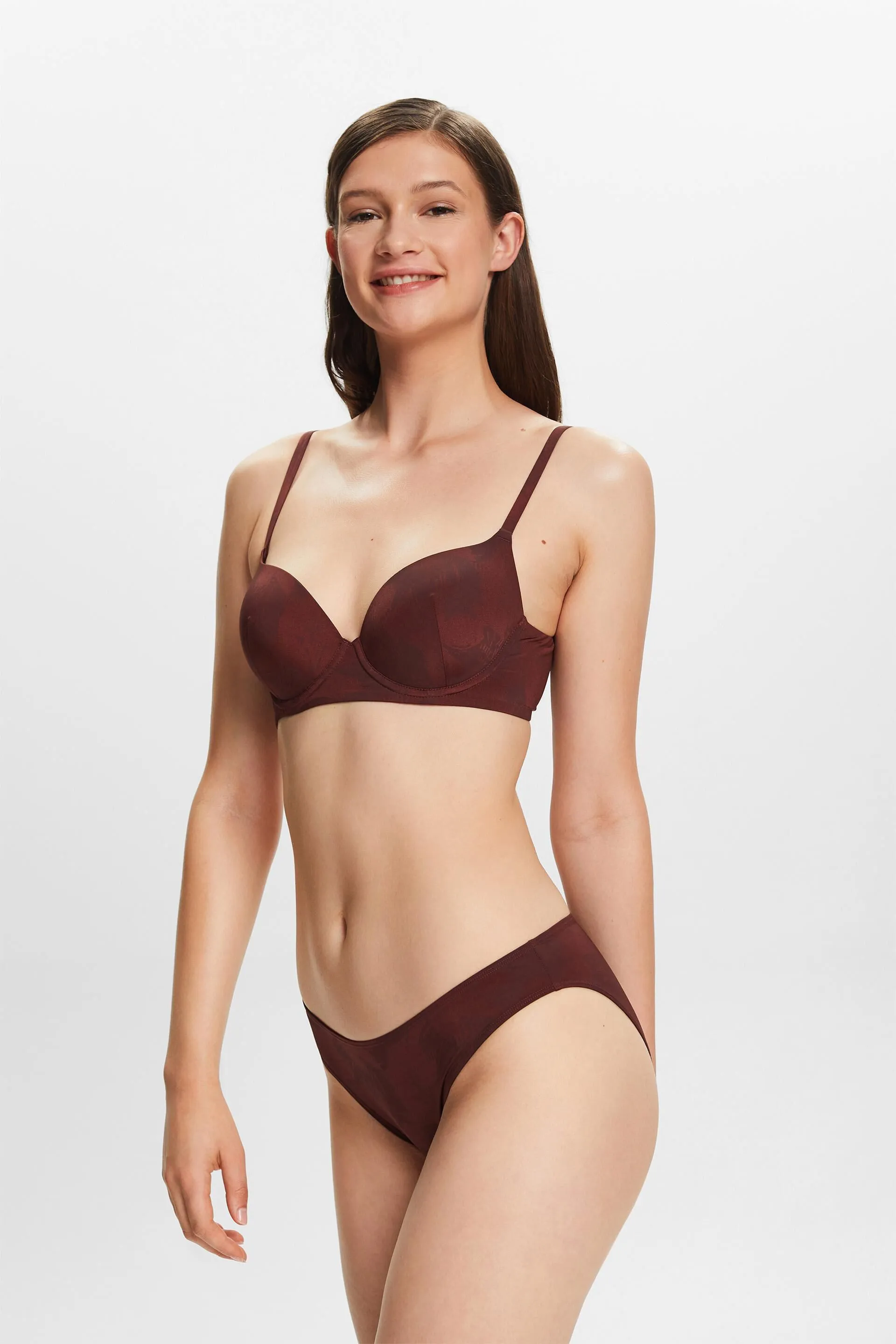 Reggiseno in microfibra imbottito e con ferretto