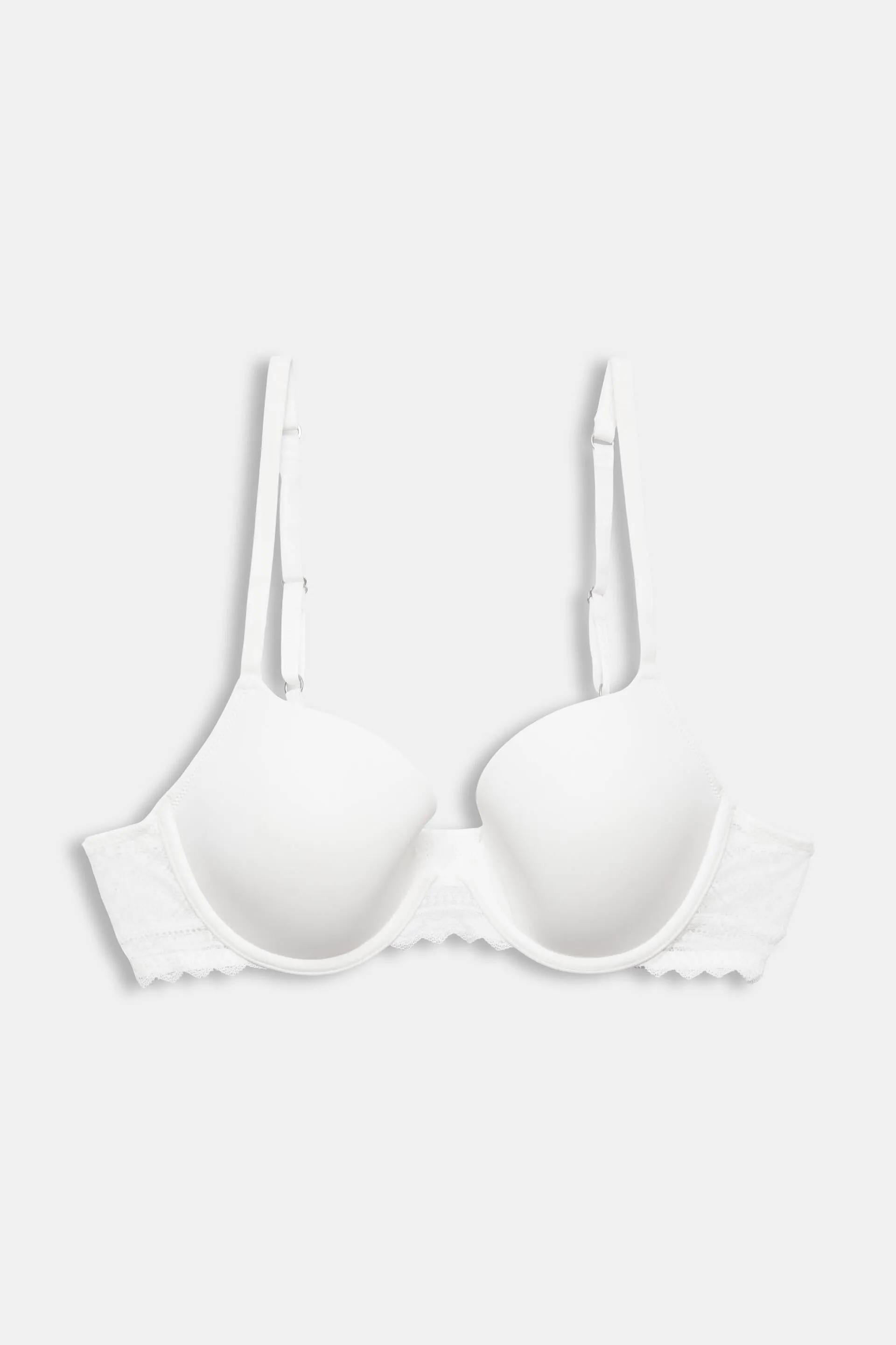 Reggiseno in pizzo imbottito e con ferretto