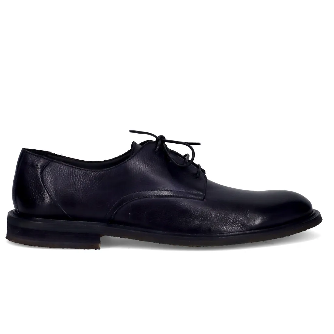 Scarpa derby da uomo Jerold Wilton blu notte in morbida pelle