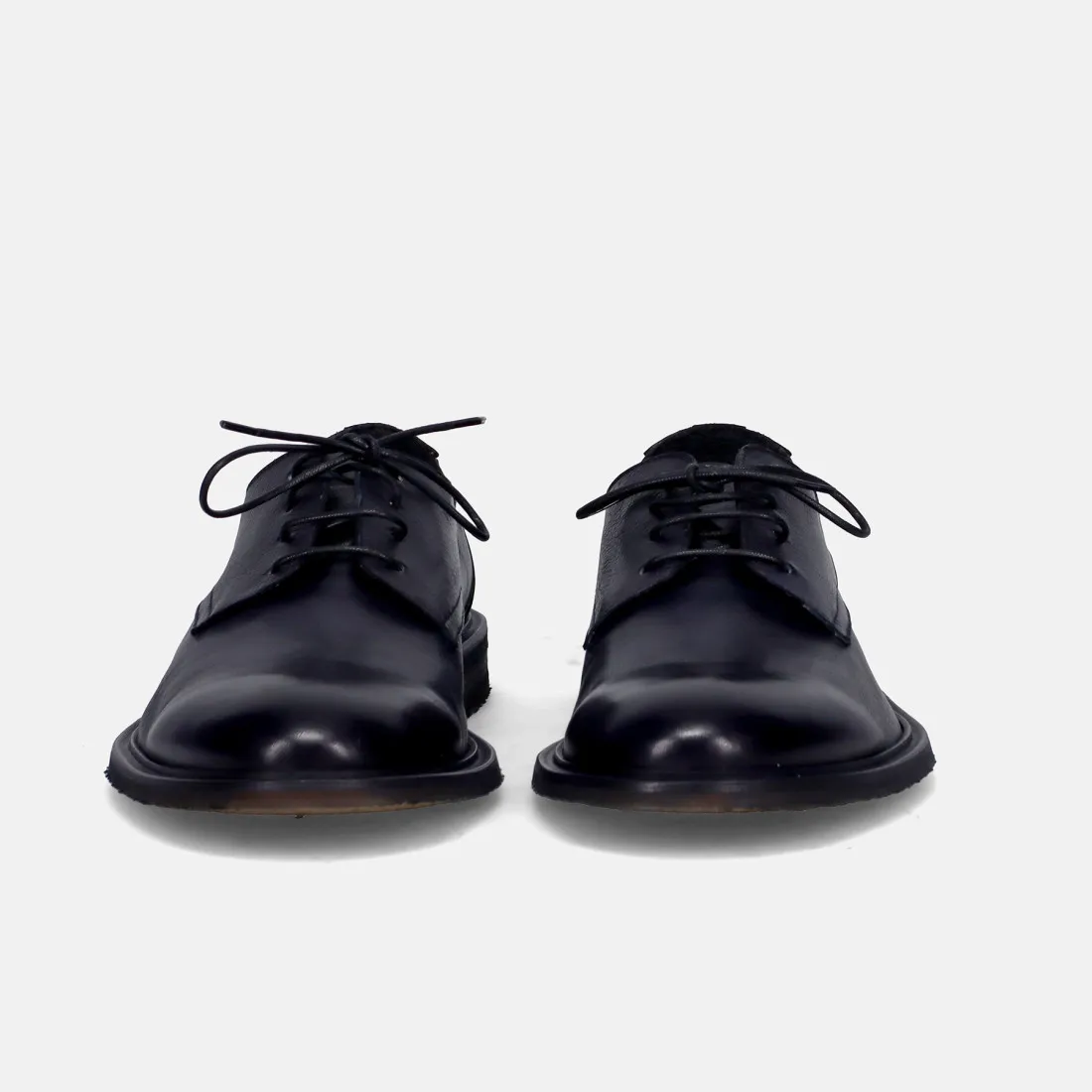Scarpa derby da uomo Jerold Wilton blu notte in morbida pelle