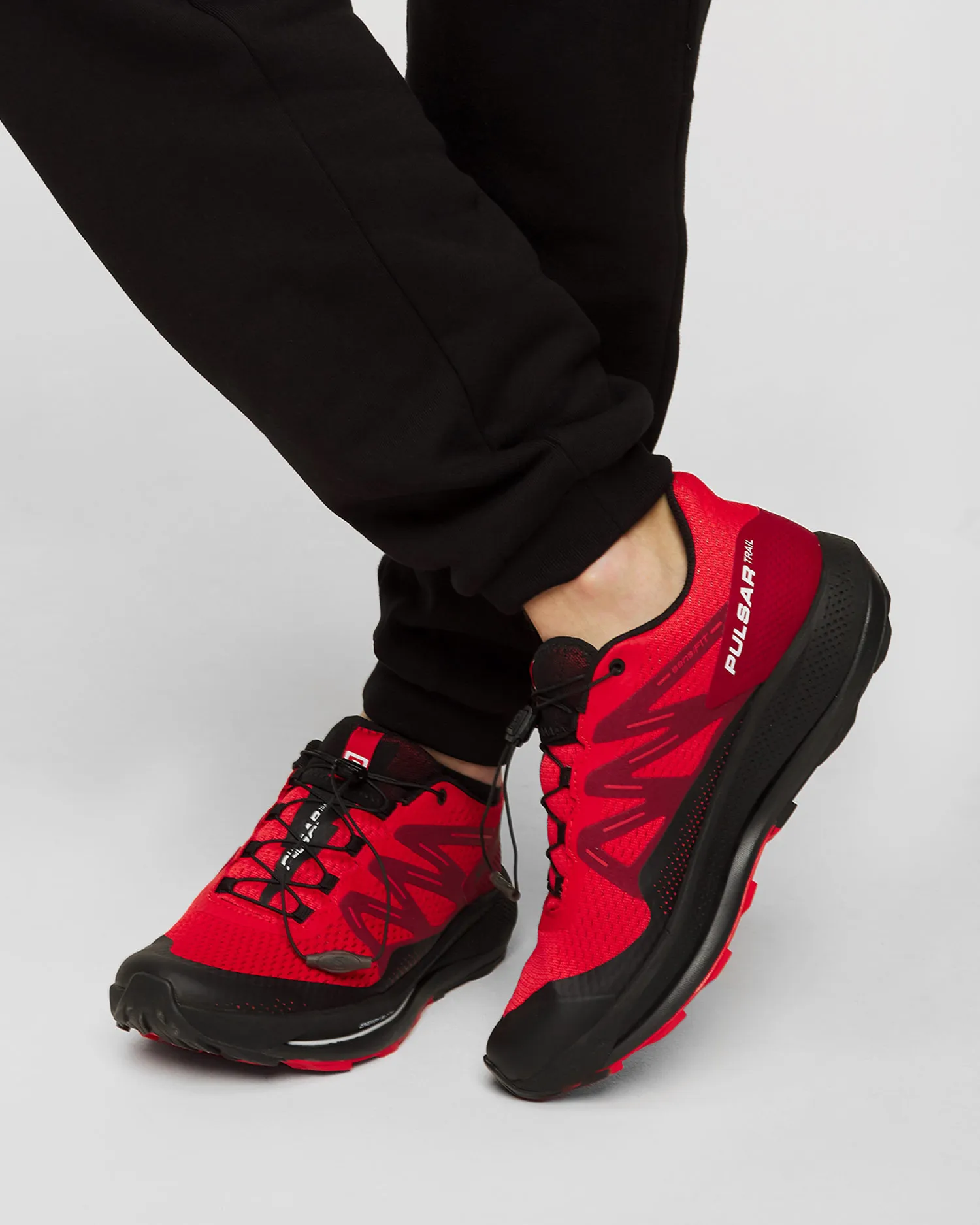 Scarpe da uomo SALOMON PULSAR TRAIL L41602900-poppy-red-bird-black