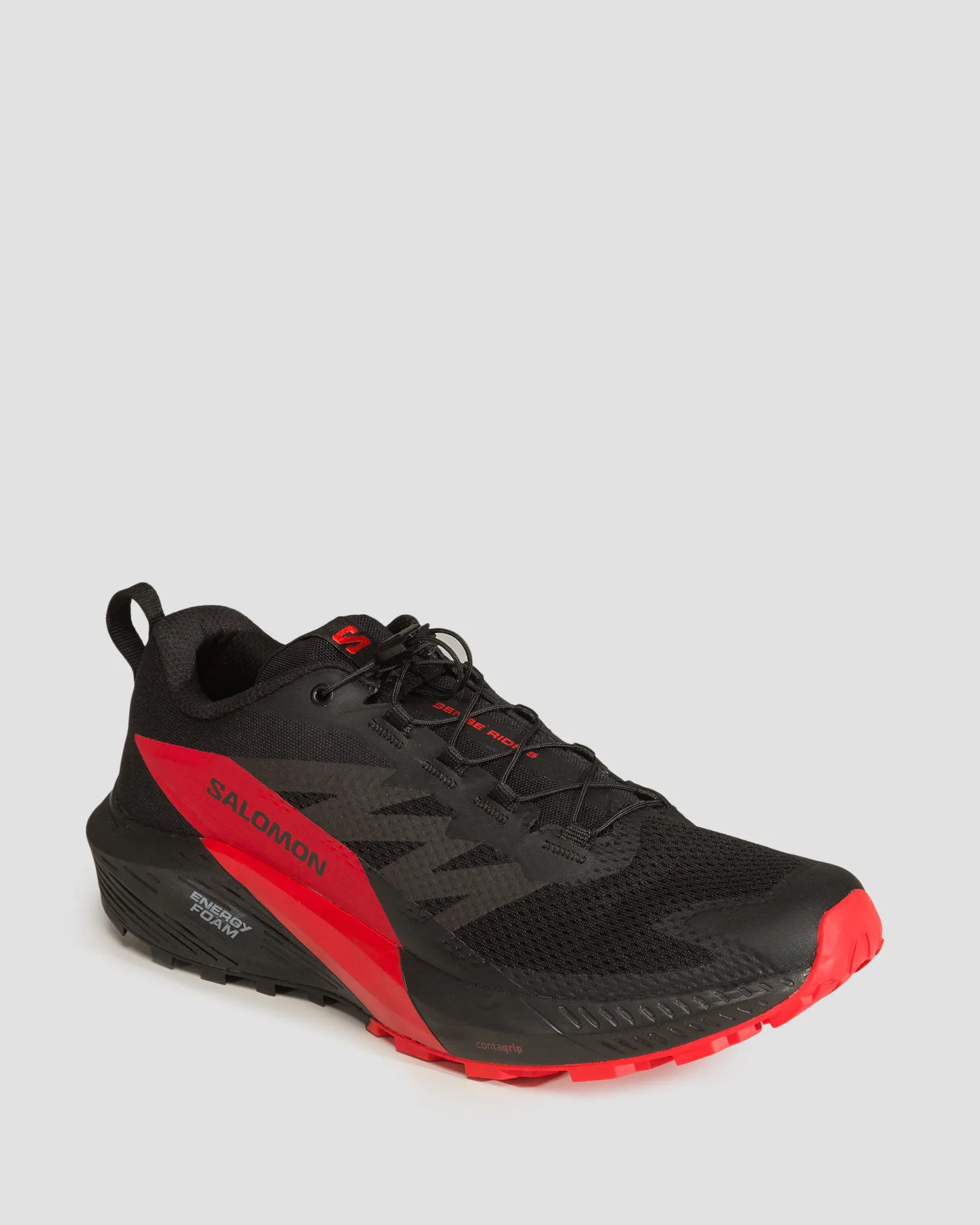 Scarpe da uomo Salomon Sense Ride 5 L47214300-black-fiery-red-black