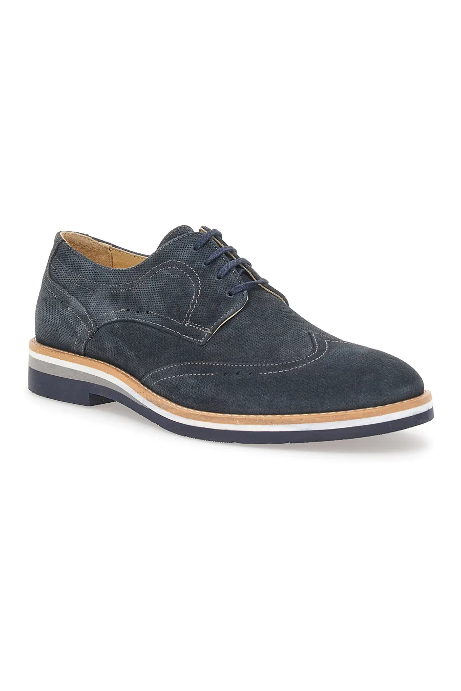 Scarpe Stringate Blu Pittarello 96027