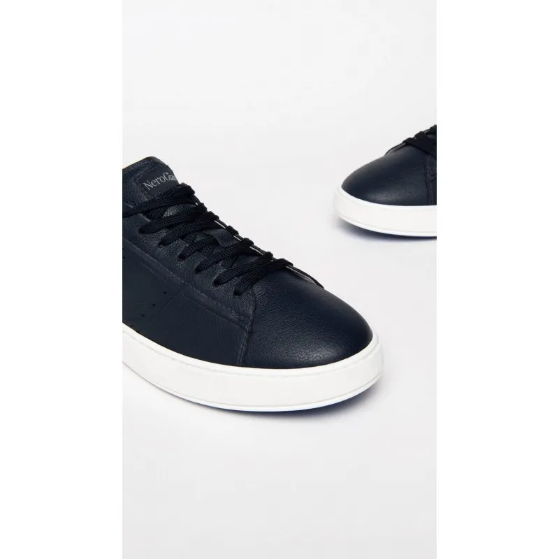 SCARPE STRINGATE DA UOMO IN PELLE NEROGIARDINI