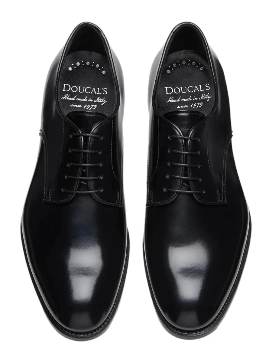 Scarpe Stringate in Vitello Spazzolato
