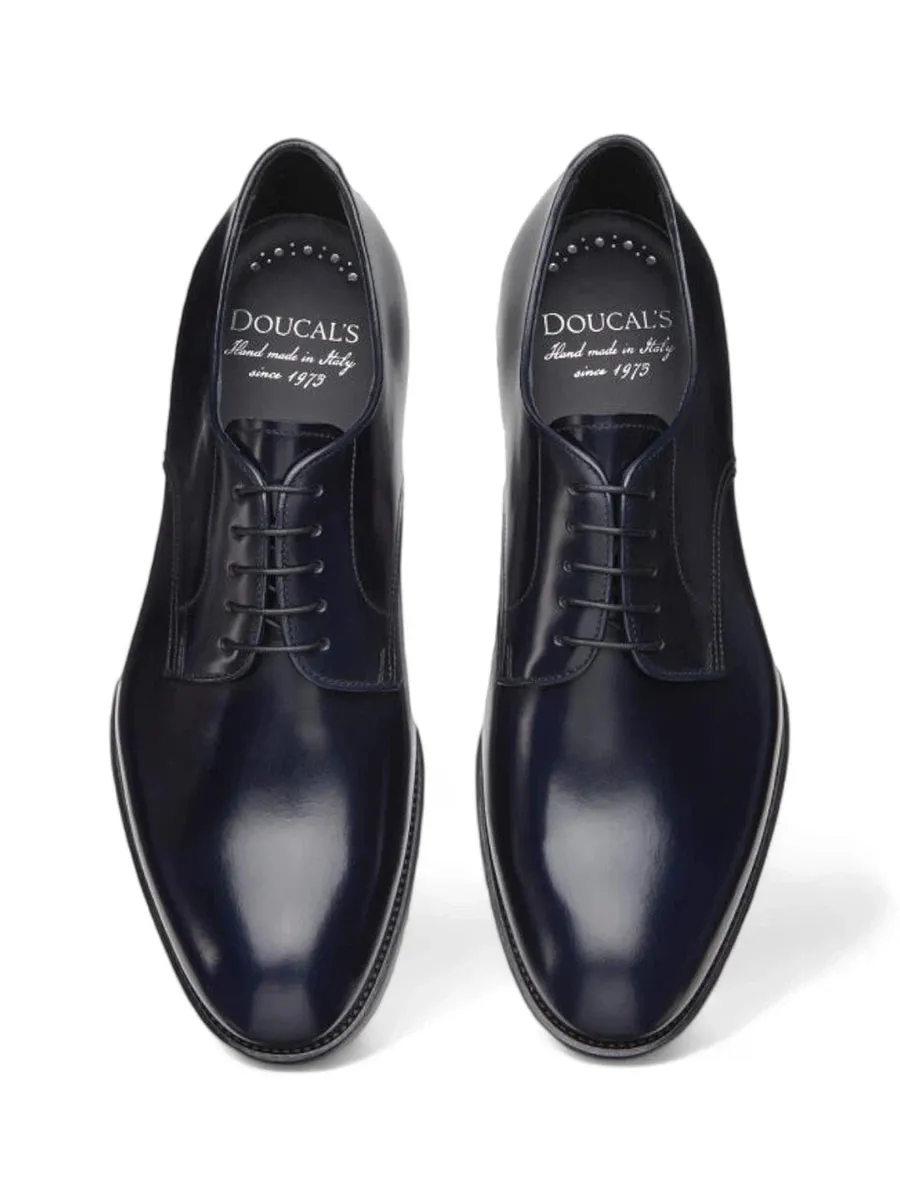Scarpe Stringate in Vitello Spazzolato