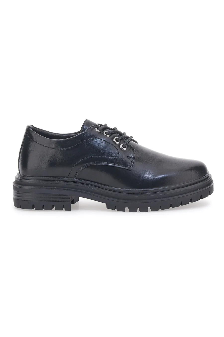 Scarpe Stringate Nere Cafe' Cost 210265
