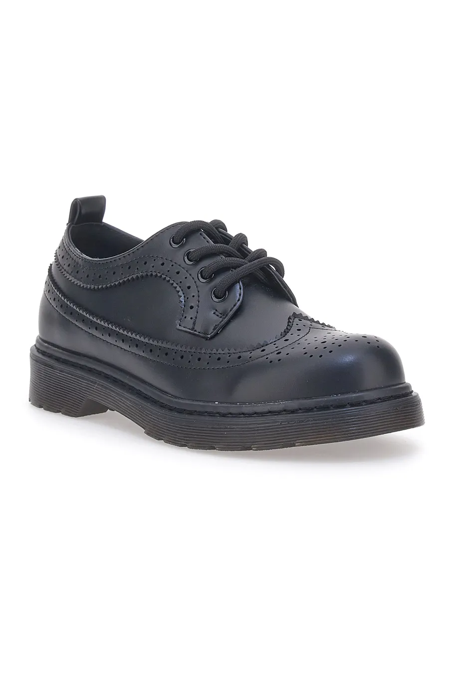 Scarpe Stringate Nere Prima Riga 1