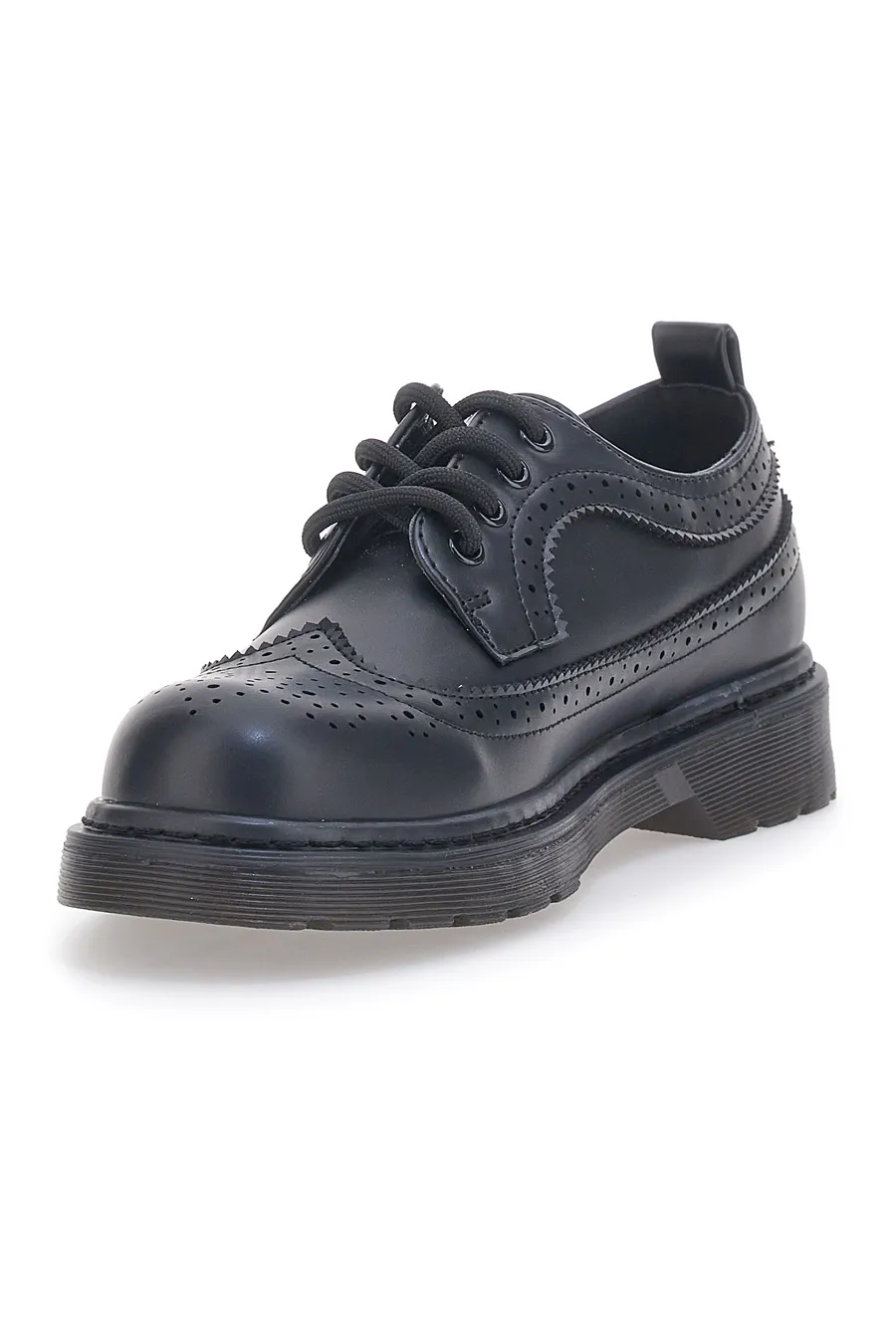 Scarpe Stringate Nere Prima Riga 1